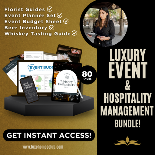 Luxury Event and Hospitality Management Portfolio: Your Complete Command Center for Flawless Events