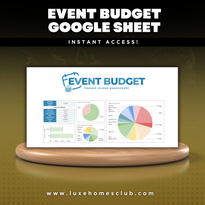 Luxury Event and Hospitality Management Portfolio: Your Complete Command Center for Flawless Events